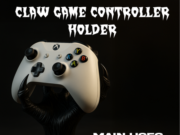 PLA 3D Printed Claw Game Controller Holder – PS5 / Xbox Stand