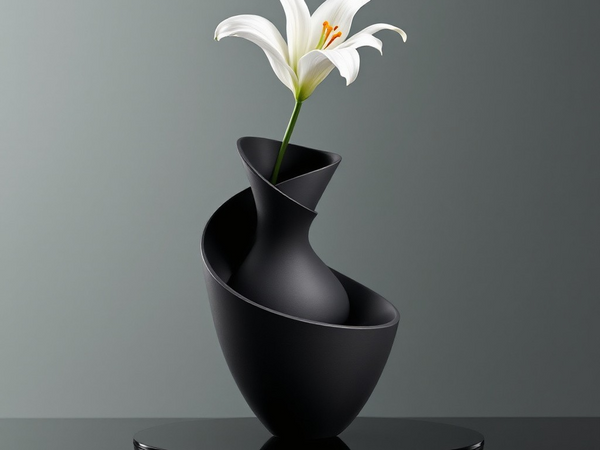 Unique Vase for Bold Decor - Handcrafted in High-Quality PLA