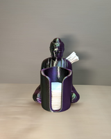 Dozator de dischete și bețișoare de urechi din PLA 3D imprimat în formă de Buddha - Decor unic pentru casă
