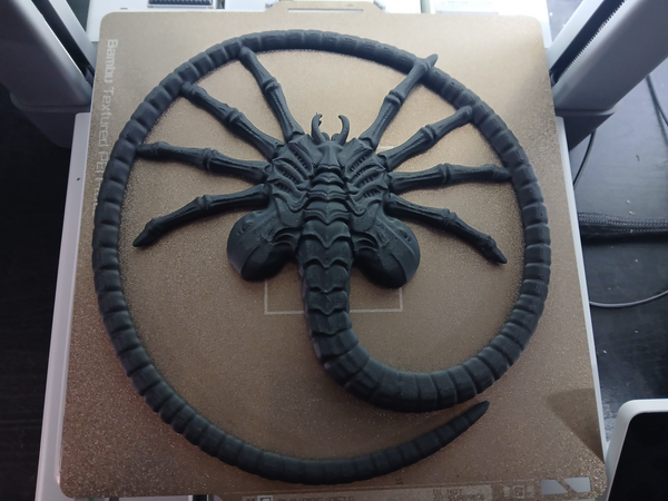 Facehugger Wall Art - Durable PLA Material