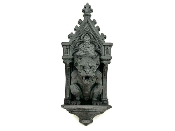 3D Printed Gargoyle Sconce Decor in PLA - Unique Wall Art