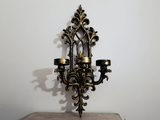 Veioză de perete gotică elegantă din PLA pentru lumânări tip tealight - 3 suporturi