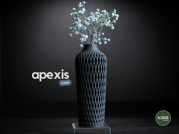 Apexis Vase - Modern Minimalist 3D Printed PLA Decor