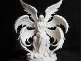 Elegant Angel - Elegant and Dainty PLA 3D Printed Figurine