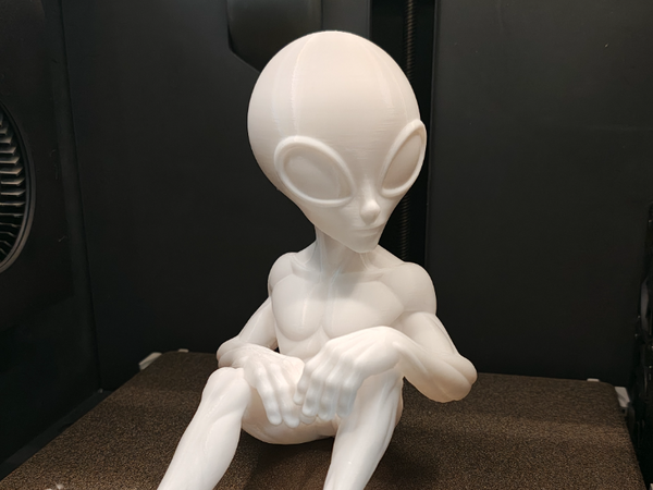 Unique Alien Figurine - Handcrafted with High-Quality PLA Material