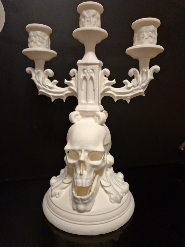 Gothic Candlestick - Handcrafted with Durable PLA
