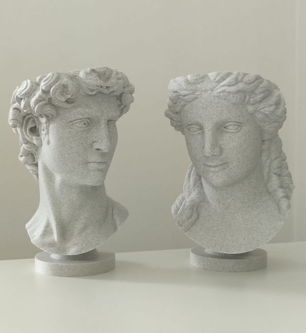 Michelangelo-Inspired David Planter - PLA Material, Handcrafted with Love
