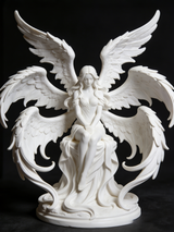 Elegant Angel - Elegant and Dainty PLA 3D Printed Figurine