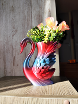 Vază Lebădă Elegantă - Obiect Decorativ Printat 3D din PLA