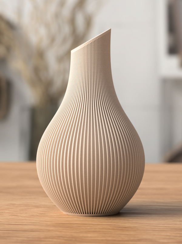 Shizu Japandi Vase - 3D Printed in PLA