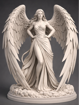 Înger Păzitor - Figurină elegantă imprimată 3D din PLA