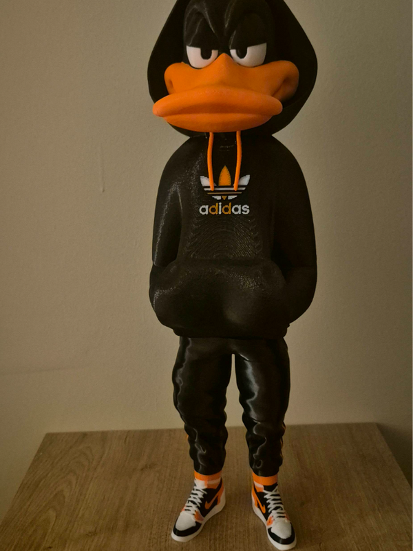 Urban Daffy Duck Blacked-Out Kit - Custom 3D Printed PLA Figure