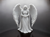 Înger Păzitor - Statuetă imprimată 3D din PLA, cu Aripi Impunătoare