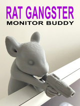 Șoricel Gangster Monitor Buddy - Fabricat din plastic PLA rezistent