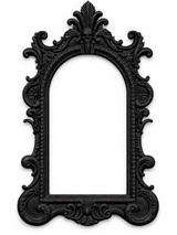Ramă Foto Eterică Craniu Gotic - Decor Artistic din Material PLA