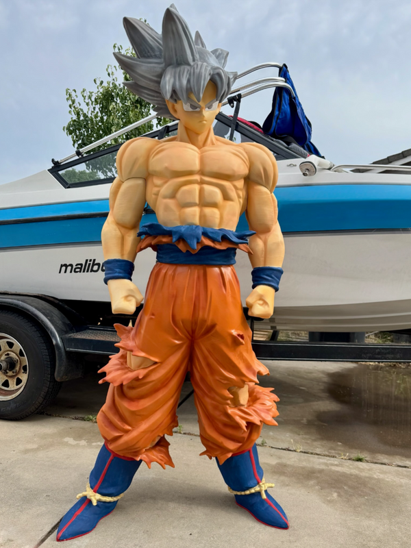 Life-Size Ultra Instinct Goku - Made from High-Quality PLA