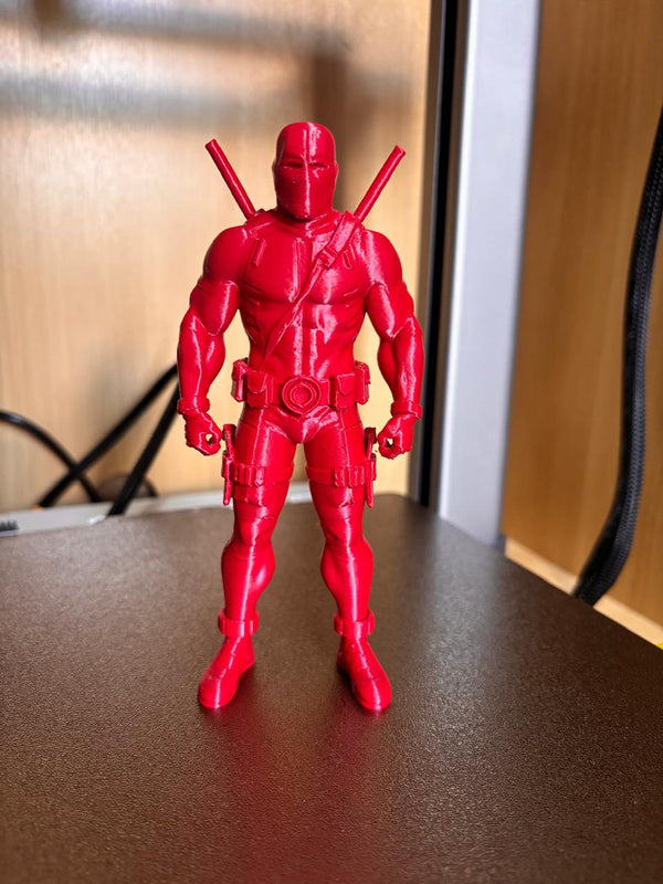Figurină Deadpool printată 3D - Material PLA durabil
