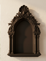 Elegant Baroque Wall Shelf - Timeless Royal Elegance in PLA
