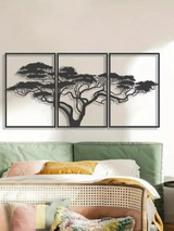 Decor de perete personalizat, din PLA, imprimat 3D, cu tematică arborescentă