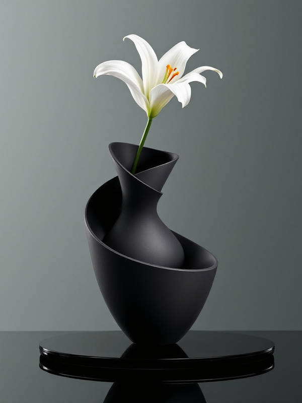3D Printed PLA Vase for Bold Decor - Unique Home Accent
