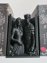 Dark King & Queen Book Nook - 3D Printed in PLA