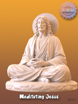 Iisus Meditând - Figurina Artistică Printată 3D din PLA