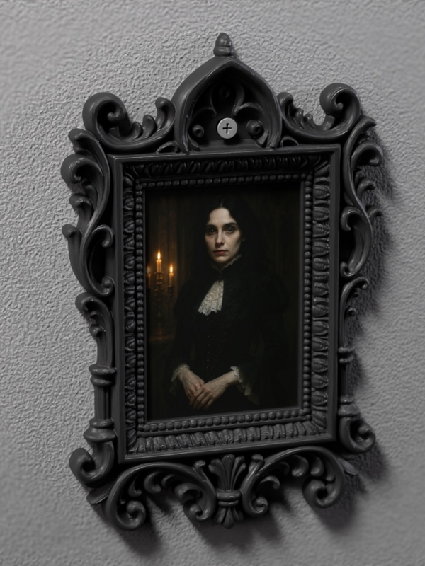 Gothic Picture Frame - 3D Printed in Durable PLA