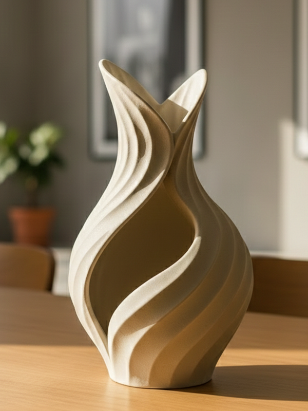 Spiralvase - Modern 3D Printed PLA Decorative Vase
