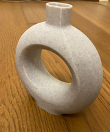 Vază rotundă tip inel, cu design nordic modern - Imprimată 3D din PLA
