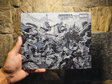 Figurină Godzilla contra Marvel, printată 3D - Material PLA