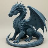 Figurină Dragon Gardian Epic - Model PLA Printat 3D cu Detalii Înalte