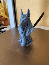 Anubis Guardian of the Underworld Bust cu detalii înalte - Imprimat 3D în PLA durabil