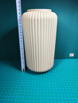 Vază modernă canelată - Decor elegant de birou din PLA