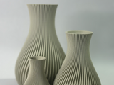 Vază modernă Japandi – Printată 3D din PLA Durabil