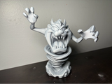 Taz in a Whirlwind: High-Detail Looney Tunes Bust