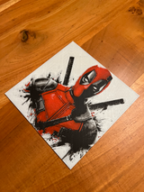 Figurină Deadpool printată 3D - Material PLA
