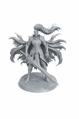 Dark Fantasy Shadow Knight Igris Figure - Handcrafted PLA 15cm Collectible