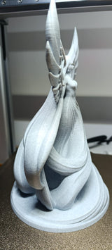 Ethereal Angel with PLA Wings - Custom 3D Printed Art Piece