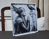 Rugăciuni către Zeii Străvechi - Figurina imprimată 3D HueForge 3 culori PLA