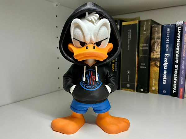Donald Duck Urban Figure - 3D Printed in Durable PLA