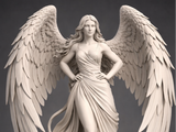 Înger Păzitor - Figurină elegantă imprimată 3D din PLA