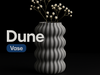 Vază Dune: Vază PLA imprimată 3D modernă și elegantă