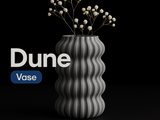 Vază Dune: Vază PLA imprimată 3D modernă și elegantă