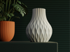 Vază printată 3D din PLA pentru flori din cărămizi v2 - Piesă decorativă unică