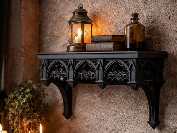 Gothic Cathedral Shelf: Sacred Architecture in Durable PLA