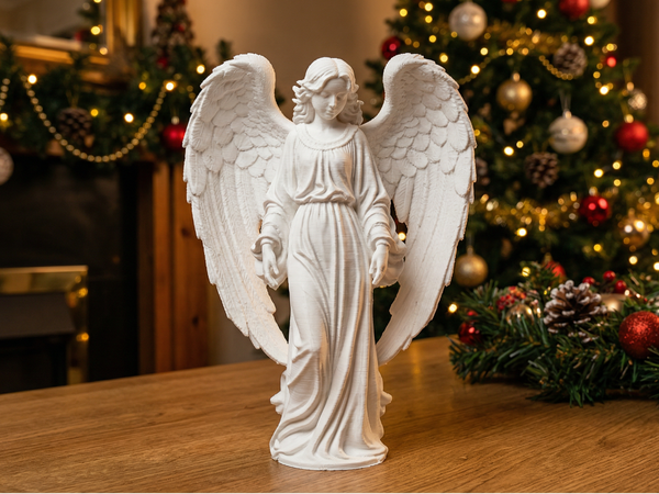 Elegant PLA Angel Woman Christmas Decoration