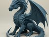Figurină Dragon Gardian Epic - Model PLA Printat 3D cu Detalii Înalte