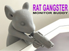 Șoricel Gangster Monitor Buddy - Fabricat din plastic PLA rezistent