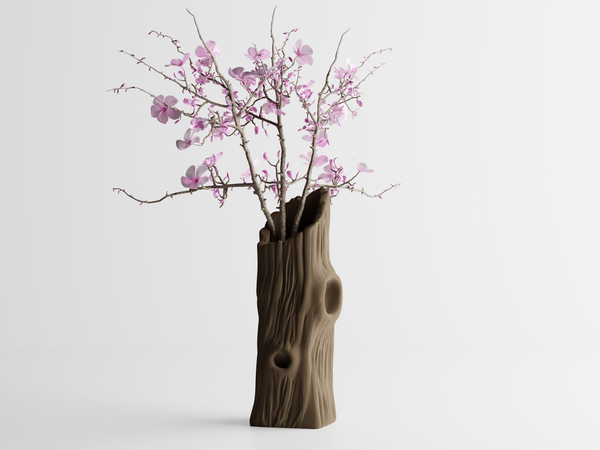 Vase Trunklin - 3D Printed PLA Wooden Masterpiece