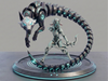Dioramă Cyber-Kindred (Fanart League of Legends)